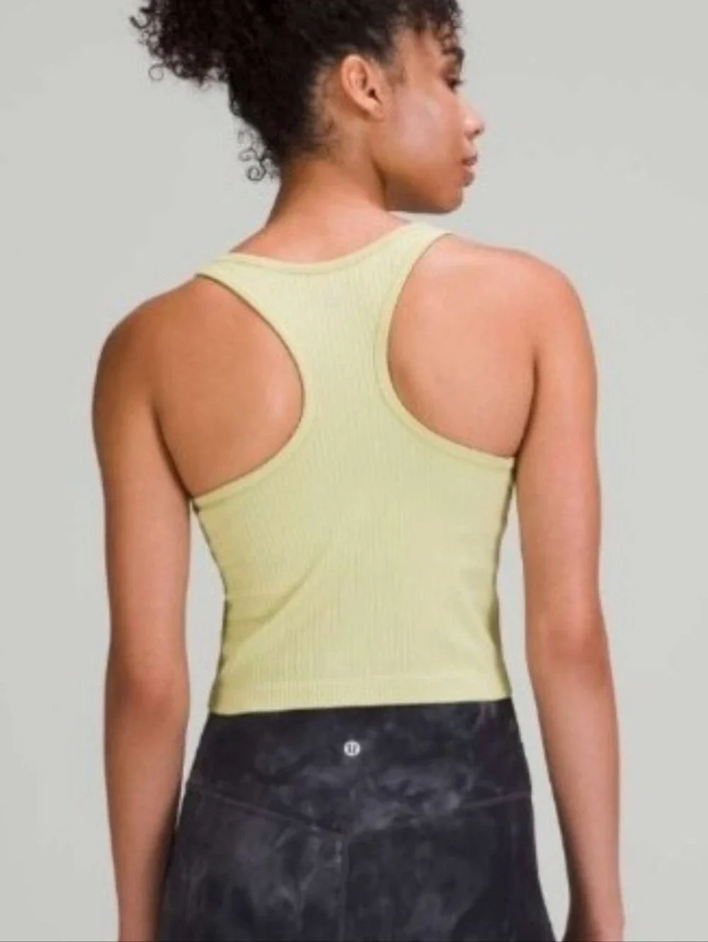 Lululemon Ebb to Street Cropped Racerback Tank Top